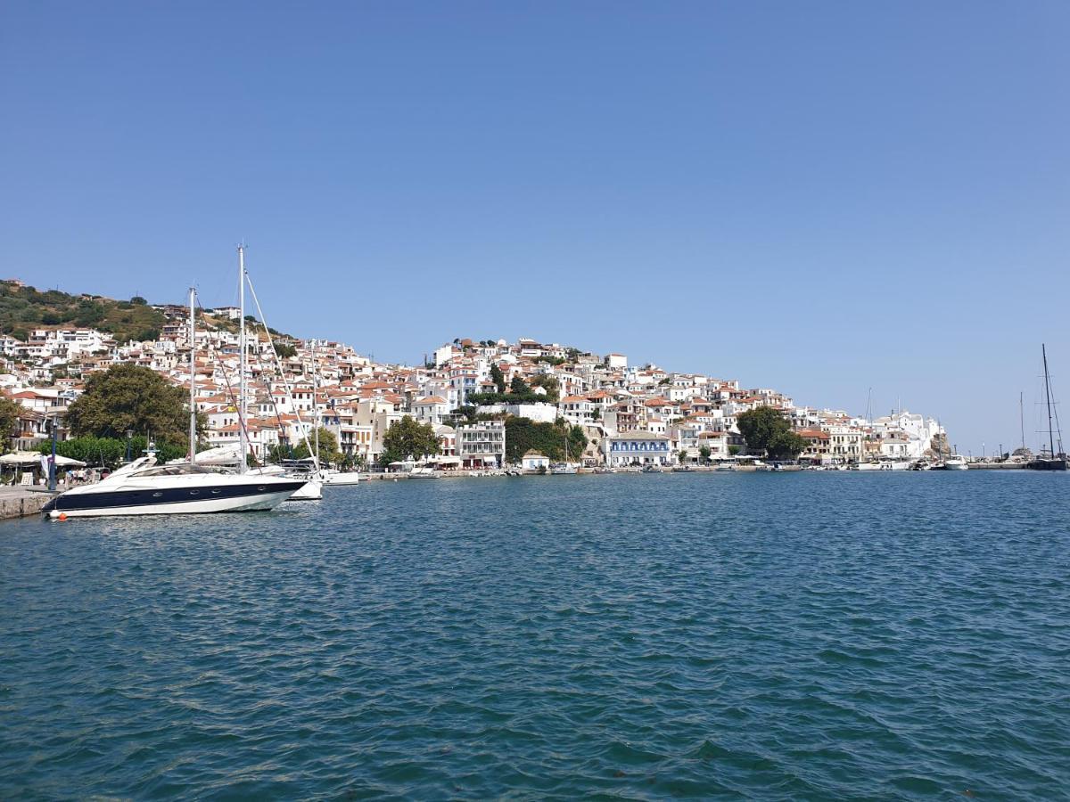 Lovely One-Bedroom Flat In Skopelos Kültér fotó